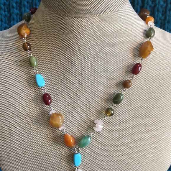 Polished Stone Necklace - Picture 3 of 4